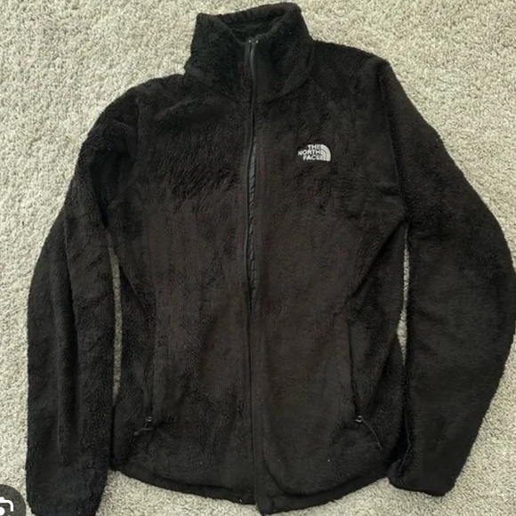 The North Face Black osito Fleece Jacket size medium - Picture 2 of 6